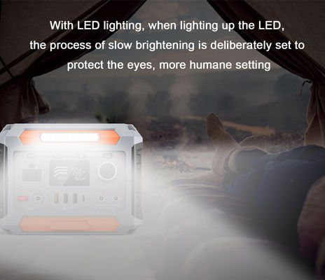 Lithium Battery Portable Camping Power Supply 300W Dc output ABS Plastic Material