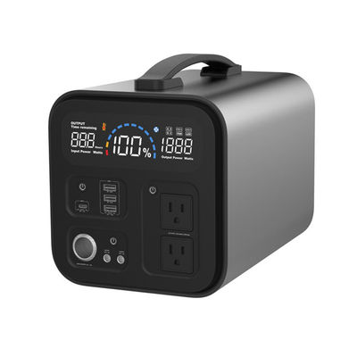 1000W US 24V पवन ऊर्जा प्रणाली पोर्टेबल लिथियम पावर स्टेशन प्रभाव प्रतिरोधी